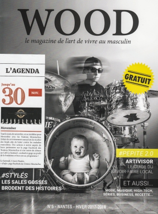 Magazine WOOD - L'agenda Évènement : Movember.
Publication: Rubrique - l'agenda - p.4
Magazine: WOOD  (Hiver 2017-2018)
